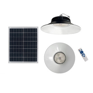 TOPULIGHT Indoor Led Lamp 120W Solar Highbay Light for Warehouse Home Solar Highbay Lamp