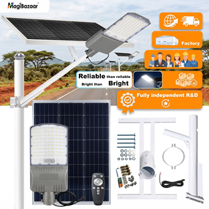 High Brightness 200W 300W Aluminum LED Solar Streetlight