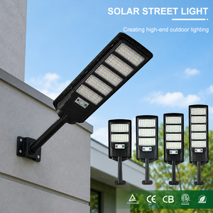 LED Solar Street Light IP65 Motion Sensor Remote Control