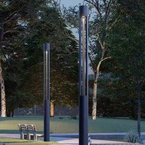 3M Outdoor Modern LED Solar Garden Lights Warm White IP65 Aluminum Street And Villa Park Lighting