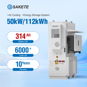 Outdoor Industrial 50kW 112kWh Hybrid Solar Energy System Pre-wired Commercial AC Fire Protection Power Supply