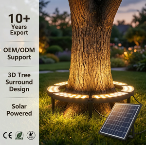 Solar Tree Hugger Light With Separate Solar Panel