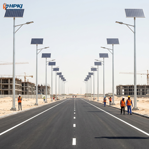 Hepu Lampadaire Solaire Solar Street Light