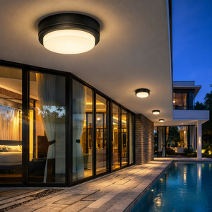 Solar Ceiling Lamp LED Outdoor IP65 Waterproof High Power Ultra Bright Garden Courtyard Yard Villa Lighting